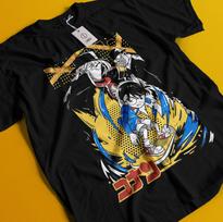 Detective Conan T-Shirt Detective Conan Shirt Heiji Tee Vermouth Gin Ran Kid Cat 140 white