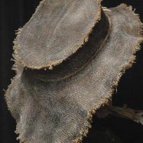 Halloween Scary Burlap Scarecrow Mask Horror Latex Full Head Mask Adult Cosplay Costume Prop for Haunted House Party