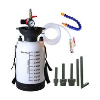 5/8L Oil Pump Pneumatic Atf Refill Dispenser Bottle Automotive Transmission Fluid Pump Tool Set Gear Oil Pump Transfer Pump 5L With Adapters white