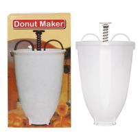 Donut Maker Dispenser Donut Making Artifact Creative Dessert Mold Confectionery Pastry Baking Tools Kitchen Gadget Bakeware beige
