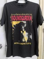 Soundgarden Screaming Live Cotton Black Unisex Tshirt Men Women S5XL Unisex T-Shirt L black