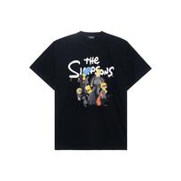 Balenciaga x The Simpsons SS22 Marškinėliai Vyriški Juodi 676589TLVG71000 1-No Original Gift Bag Or Gift Box juoda