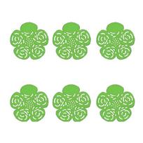 6Pcs Urinal Screen Pad Odor Freshener Toilet Cleaner Restroom Deodorant Plate For Cleaner And Fresher Enduring žalia