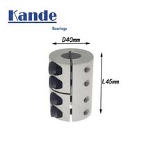 Kande 1pc Rigid Shaft D40L45coupler Clamp Stepper Servo Motor Coupling 3D Printer Parts 8/10/12/14/15/16/18/20/22mm Coupler 18X20