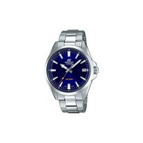 Casio EDIFICE series simple casual fashion quartz movement stainless steel strap Japanese and Korean watch men's watch blue dial EFV-100D-2AVUDF