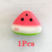 Squishy Watermelon Fidget Anti-Stress Slow Rising Fruit Pinch Squeeze Stress Reliever Funny Pressure Reducer Prop red