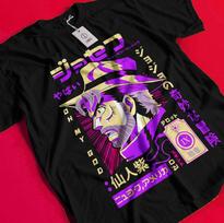Jojo's Bizarre Adventure T-Shirt Jonathan Joeastar Shirt Dio Tshirt Jotaro Kujo AA294 2XL beige