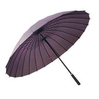 24 lankų ilgas skėtis itin didelis atsparus lietui vaivorykštės tiesus kotas rankinis stogelis Win and Rain buitinis vyrams moterims namų skėčiai gray