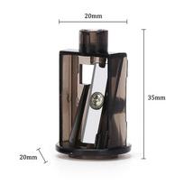 2PCS Automatic Pencil Sharpener Spare Blades Two-hole Electric Pencil Sharpeners Accessories Office Pencils Art Drawing Supplies black