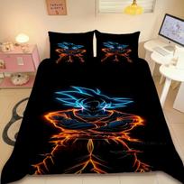 Paaugliams Japoniška D-Dragon-Ball Antklodės Užvalkalas Anime Super Saiyan Patalynės Komplektas Son Goku Antklodės Užvalkalų Komplektas Antklodės Užvalkalas Miegamajam 150*200cm 3pcs