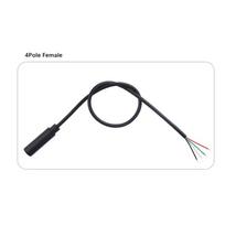 3.5mm 3Pin 4pin Stereo AUX Male Female wire Connector Audio Extension Cable 3 4 pole Head Line 3.5mm DIY Cable Core 4pole female