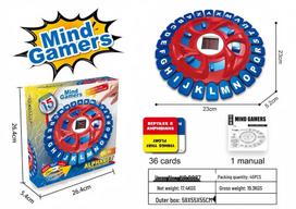 Dual-Wheel Rotating Letter Board: Fast-Paced Party Game Toy