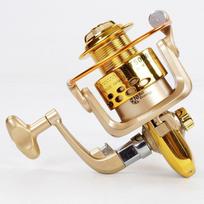 Long Cast Surf Fishing Reel with Metal Sub-Core for Sea Rods 2000 No Wire beige