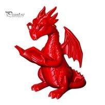 Collectible Dragon Ornament Reading Figurine with Glasses, Statue, 3D Printed Statue Bookshelf Decor, Whimsical Desktop Ornament, Gift for Book Lovers B