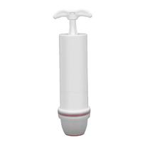 Small Size Manual Vacuum Sealer Pump Lightweight Vacuum Air Extractor Pump  Vacuum Bag Use Sealer Pump white