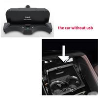 Car Wireless Charger For BMW X1 X2 2016-2021 F39 F48 F49 mobile phone fast charging holder accesorries charging plate the car without usb black