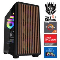 INTOP AQUA Ryzen 7 9800X3D 16GB DDR5 1TB SSD M.2 NVME+2TB RX9060XT 16GB no-OS