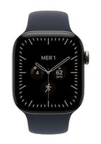 APPLE Watch Series 12 GPS + Cellular Natural Titanium, Navy Blue Sport Band, M/L, 42mm