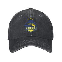 Curacao futbolo spaudinių kepurės unisex medvilninės trucker kepurės laisvalaikio galvos apdangalai beisbolo kepurės reguliuojamos Adjustable gray