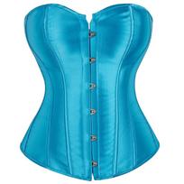 Helovino Teismo Korsetas Satino Bustier Push Up Kūno Formavimo Drabužis M mėlyna