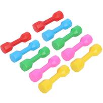 10Pcs Children Toy Dumbbell Parent Child Early Education Plastic Kid Fitness Equipment multi