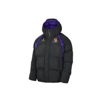 Jordan NBA Los Angeles Lakers Teismo aikštės Laisvo kirpimo striukė Juoda/Geltona/Violetinė Vyriška Gatvės mada DN4715-010 XL