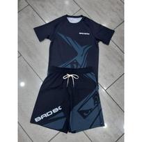 2026 Tatami Jiu Jitsu BJJ Bokso Rinkinys Vyriškas Baltas Spaudinys Apsauginė Palaidinė & Kovos Šortai Greitai Džiūstanti Kompresinė MMA Treniruočių Sportinė Apranga 6XL gray