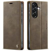 CaseMe Magnetinis atverčiamas odinis telefono dėklas, skirtas Samsung Galaxy A57 A37 A56 A55 A54 A37 A36 A35 A34 A33 A17 A15 A16 5G, su piniginės ir kortelių laikikliu For Galaxy A36 5G