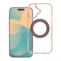 OEM Case for iPhone 13 Frame Circle Stand compatible with MagSafe gold