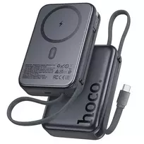 Hoco Powerbank 20000 mAh compatible with MagSafe QC PD 45W Q44A black