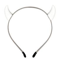 Velniuko ragų galvos juosta mergaitėms Cosplay aksesuarai Žvėries ragai Fursuit Kaukės Helovino Cosplay vakarėlis dramblio kaulas
