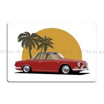 Karmann Ghia Metalinė Plokštelė Plakatas Vintage Klubo Dizainas Garažas Personalizuotas Skardinis Ženklas Plakatas 30x40cm(11.8x15.7inch)