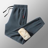 Naujos žieminės pastorintos vilnos vyriškos kelnės Vienspalvės kišenė Kasdienis plius dydis 8XL kelnės Rudens lauko sportinės kelnės Šiltos kelnės 3XL gray