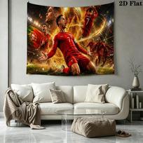 Cr7 Sieninis gobelenas Estetiškas sieninis kabinamas spausdinto audinio pledas Dekoratyviniai gobelenai miegamajam svetainei namų dekoravimui 130cm x 150cm