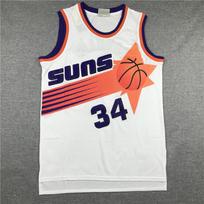 Vyriški retro tinklelio krepšinio marškinėliai Charles Barkley Phoenix Suns 34 13 3 1 Siuvinėtas sportinis tankas XXL