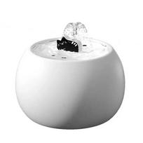 1L/1.5L Ceramic Automatic Pet Water Fountain Silent Submersible Pump Filter Included Cat Dog Drinking Dispenser Bowl 1.0L balta
