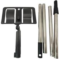 Paint Shield Holder with 360 Degree Swivel and Extended Rod 47 or 71 Inches for Effortless Painting without Ladder Use black