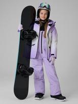 4F Snowboardo kelnės membrana 10000 mergaitėms - violetinės 134