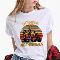 Mamma Mia marškinėliai Moterims Popkultūros Grafiniai Y2k Punk Madingi Moteriški marškinėliai Grafiniai Kvėpuojantys Gotikiniai Retro Grunge XL beige