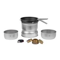 Trangia 25-23 Duossal 2.0 Camping Stove Kit with Stainless Steel Lined Pan. gray