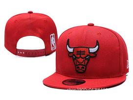 NBA Lakers Jaučio Galvos Siuvinėta Plokščiu Krašteliu Unisex Krepšinio Kepuraitė Adjustable red