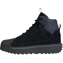 Adidas Originals Superstar Žieminiai Treko Mados Patogūs Aukštakulniai Lauko Batai Unisex Batai Juodi JQ0346 39⅓ black