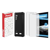 Hammer Iron 4 - 5.45  protective foil + black TPU silicone case