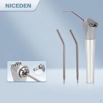 Oral Cleaning Equipment with 2 Tips Tools Metal Water Spray gray