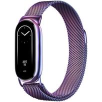 Milanietiškas plieninis dirželis Xiaomi Band 8/9/10 - Universalus pakeičiamas apyrankė Xiaomi Band 8/9/10 black