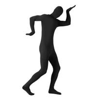 Yousheng Stage Performance Jumpsuit with Zipper Closure Full Outfit Halloween Carnival Cosplay Custome Skin Tight Jumpsuit Role-Playing Photography 140cm black