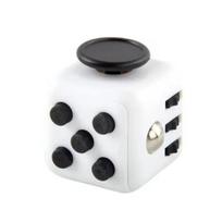 6-Side Superior-Grade Fidget High-Standard Cube First-Class  High-Standard Spinner - Top-Grade Sensory Superior-Grade Focus High-Standard Toy white