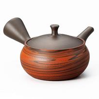 Yamakiikai Teapot, Red, Capacity 200cc, Y313 gray