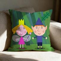 Ben And Hollys Little Kingdom Pillow Case Pillowcase Doublesided Printed Sofa Cushion Bedroom Headboard Pillow 30X30cm