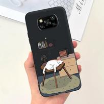 Case For Xiaomi Poco X3 Pro NFC Phone Cover Lovely Dinoaur Butterfly Silicone Soft Cases For Xiaomi Poco X3 GT X3Pro X3NFC Coque Poco X3 Pro gray